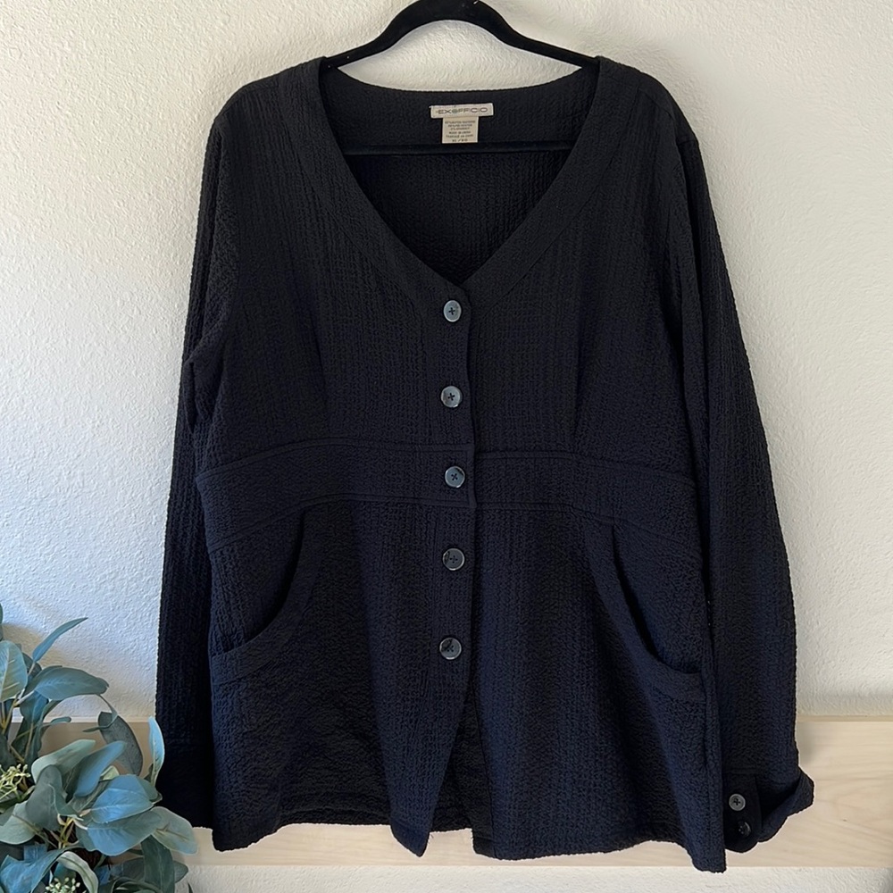 Exofficio travel blazer top jacket XL EUC
